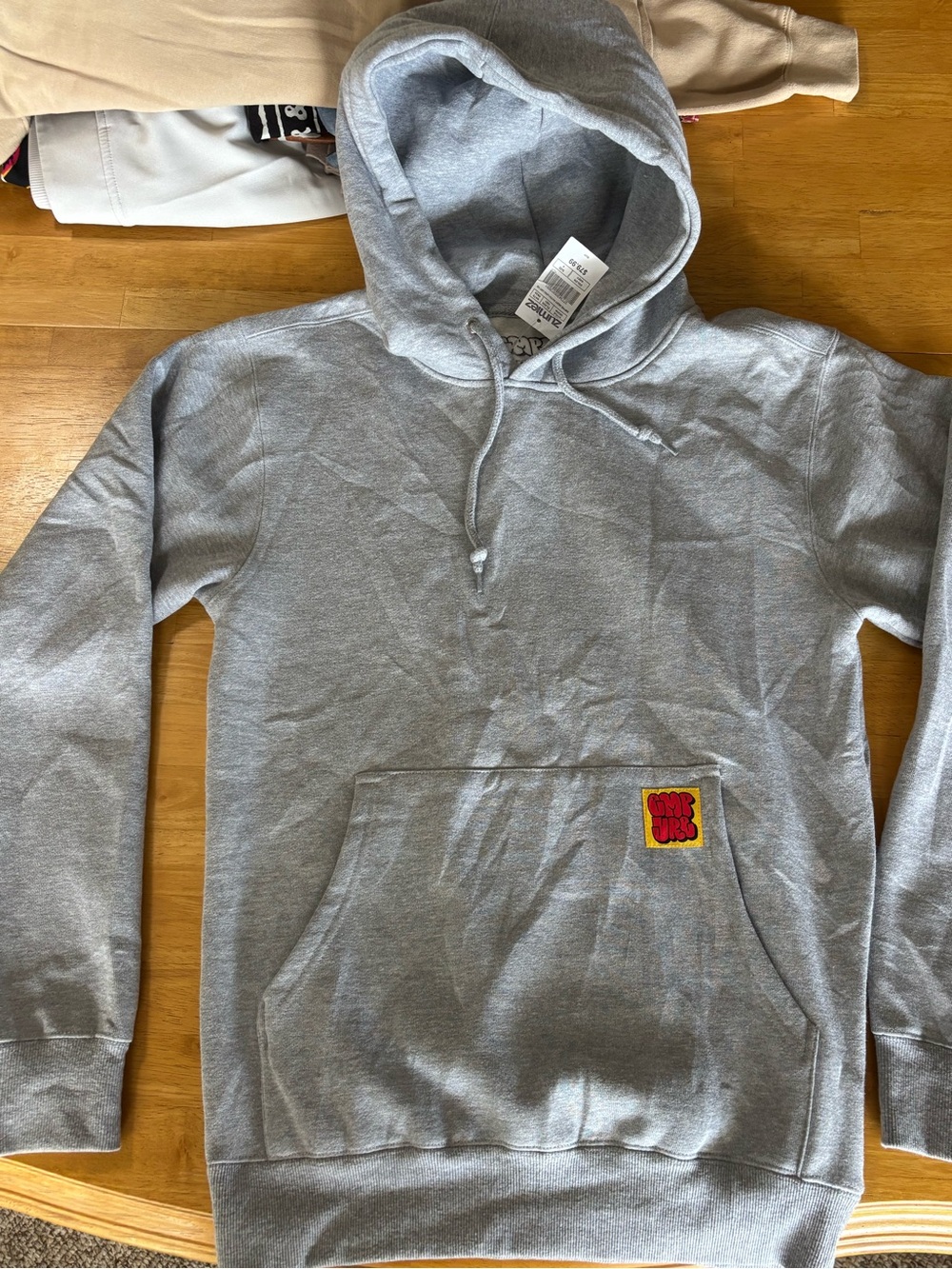 Empyre Light Gray Hooded Pullover with Front Pocket